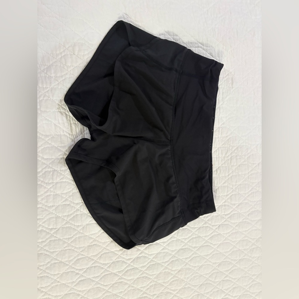 Women's Black Lululemon Athletic Shorts